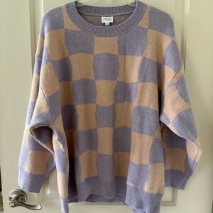 Checkered sweater